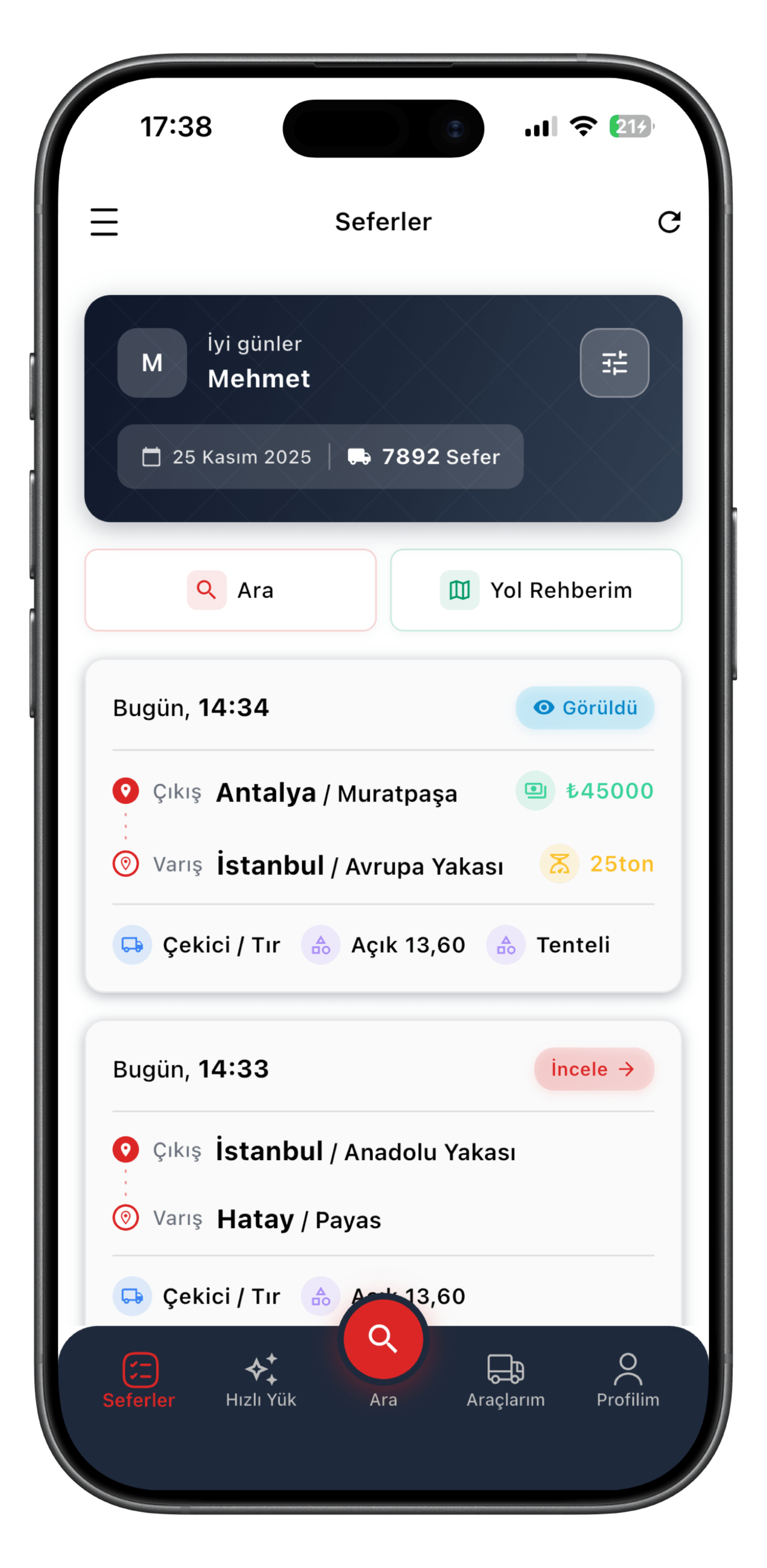 YükünOlsun Mobil Uygulama